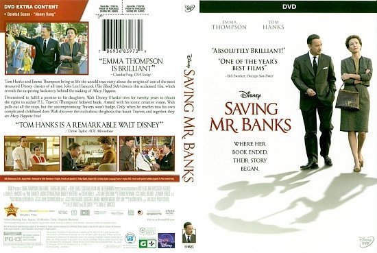 dvd cover Saving Mr Banks Scanned