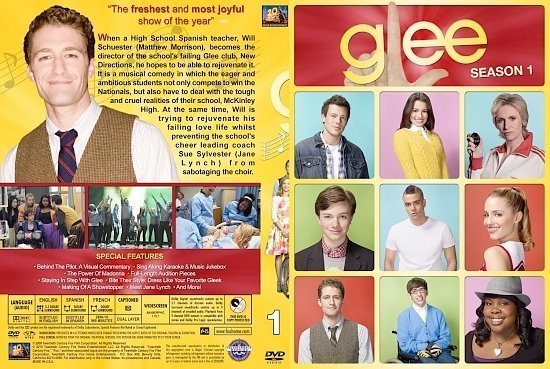 dvd cover Glee S1