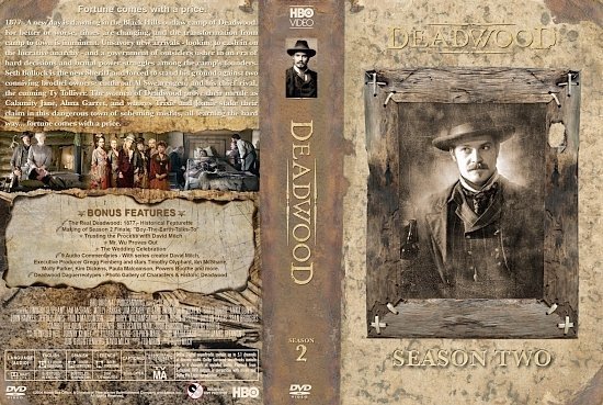 dvd cover Deadwood st S2