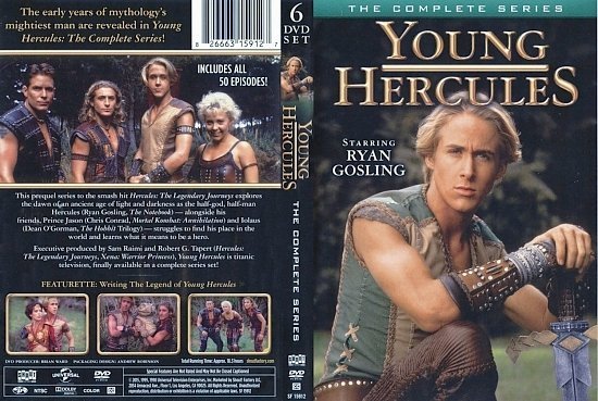 dvd cover Young Hercules