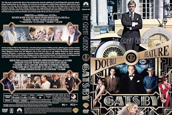 dvd cover The Great Gatsby Double Feature
