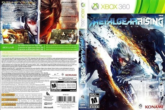 dvd cover Metal Gear Rising Revenge