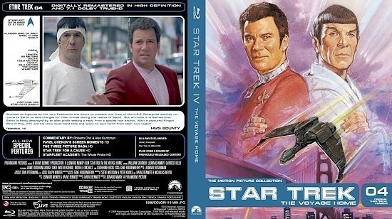dvd cover Star Trek 04 The Voyage Home