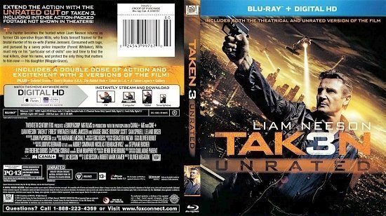 dvd cover Taken 3 R1