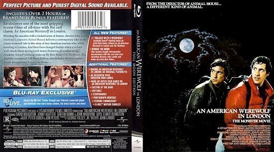 dvd cover An American Werewolf In London
