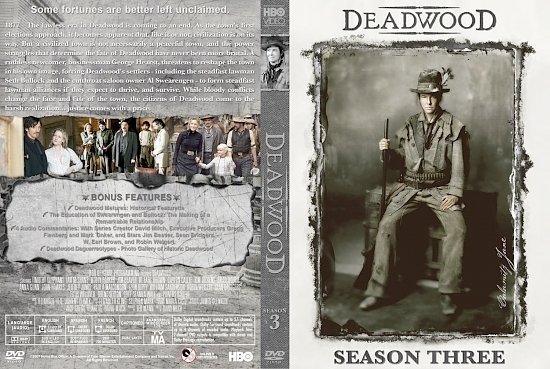 dvd cover Deadwood st S3b