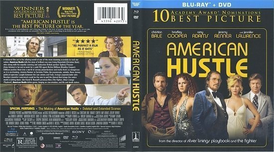 dvd cover American Hustle Blu-Ray