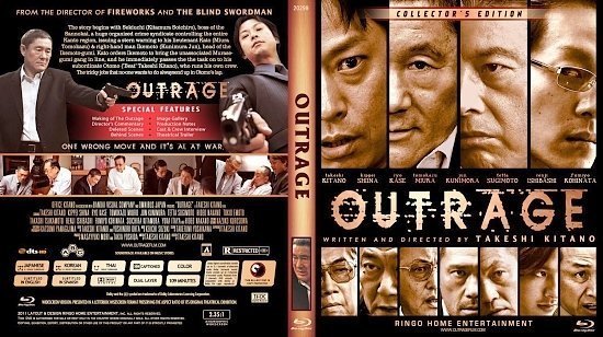 dvd cover Outrage