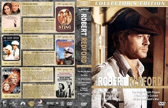 dvd cover Robert Redford Filmography Set 3