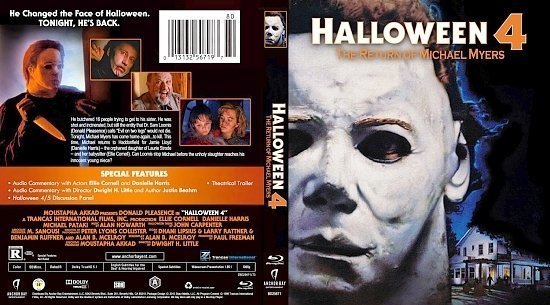 dvd cover Halloween 4