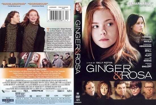dvd cover Ginger & Rosa