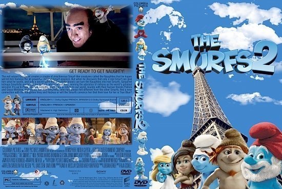 dvd cover Smurfs 2