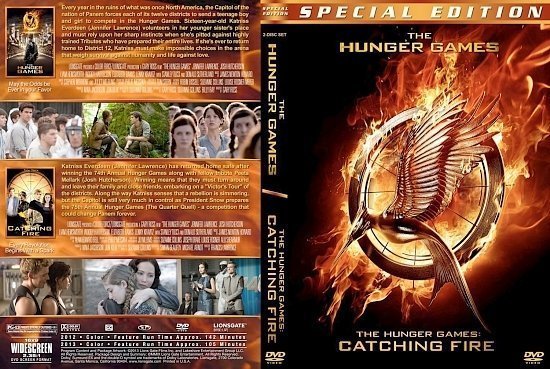 dvd cover Hunger Games Double Feature