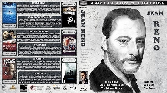 dvd cover Jean Reno Collection