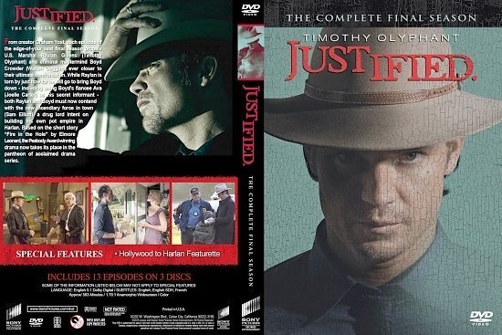dvd cover Justified S6 v2