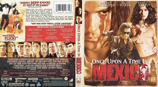 dvd cover Once Upon A Time In Mexico BR