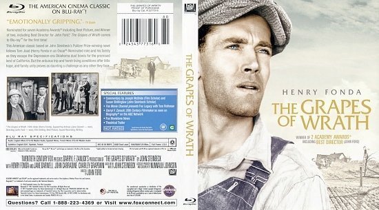 dvd cover The Grapes Of Wrath BR