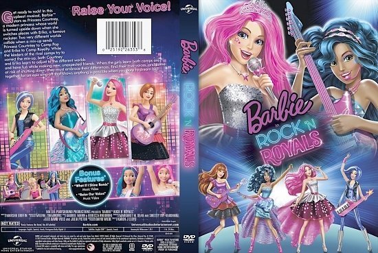 dvd cover Barbie In Rock N Royals