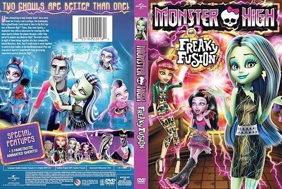 dvd cover Monster High Freaky Fusion