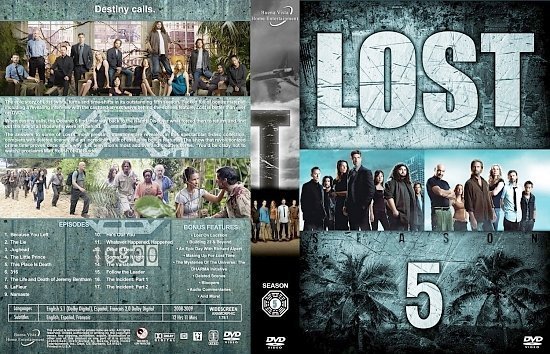 dvd cover Lost lg S5