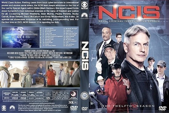 dvd cover NCIS S12 st