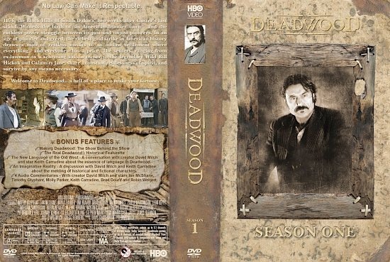 dvd cover Deadwood st S1