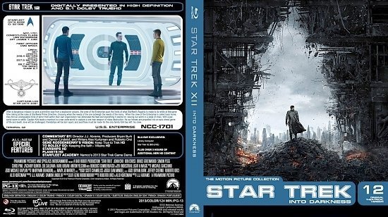 dvd cover Star Trek 12 Into Darkness
