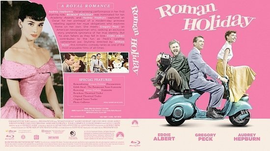 dvd cover Roman Holiday