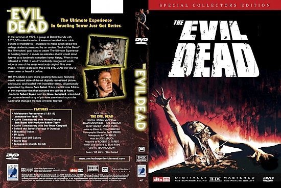 dvd cover evil dead 2
