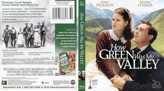 dvd cover How Green Was My Valley BR