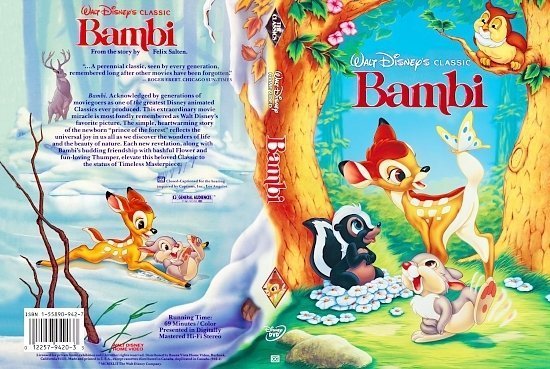 dvd cover Bambi