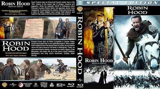 dvd cover Robin Hood Double Feature version 1