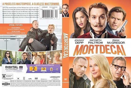 dvd cover Mortfecai