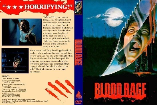 dvd cover Blood Rage