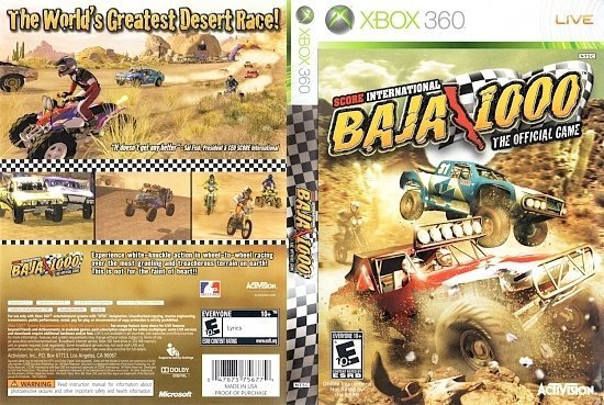 dvd cover SCORE International Baja 1000