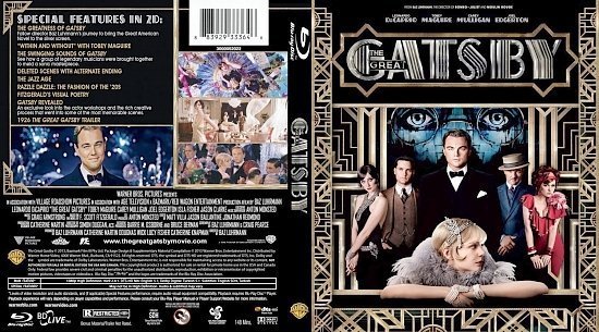 dvd cover Great Gatsby