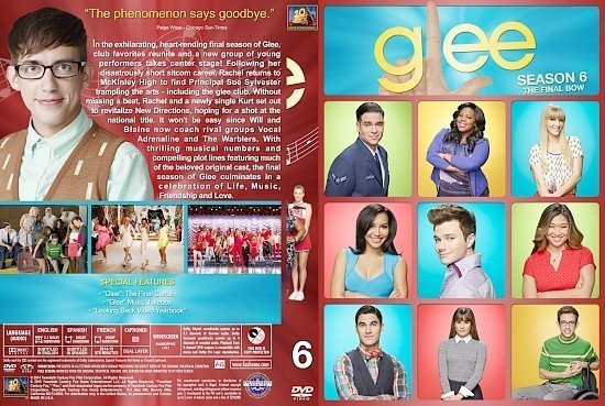 dvd cover Glee S6