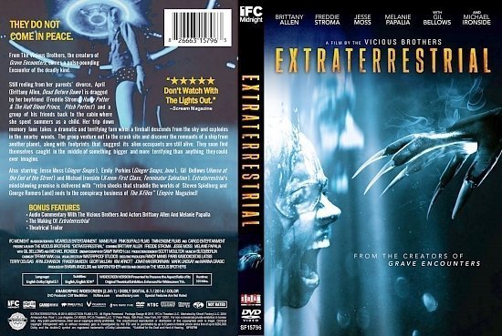 dvd cover Extraterrestrial 3240X2175