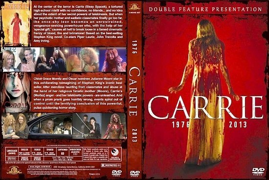 dvd cover Carrie Double Feature