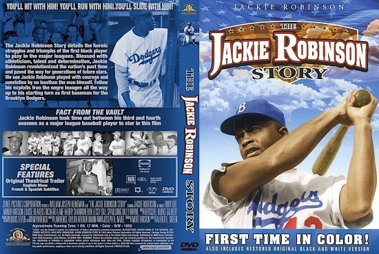 dvd cover The Jackie Robinson Story