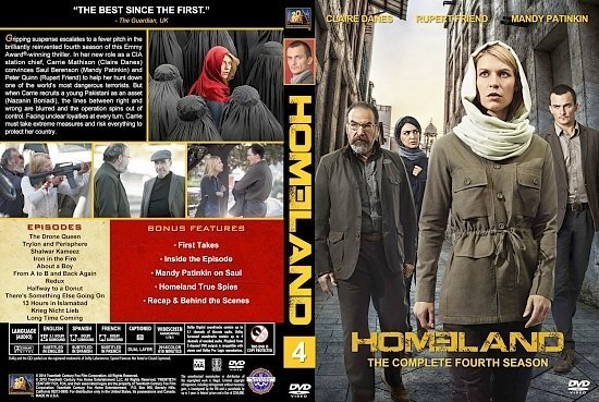 dvd cover Homeland S4