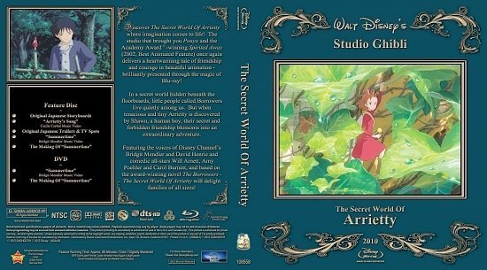 dvd cover Arrietty Combo