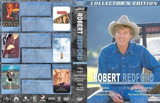 dvd cover Robert Redford Filmography Set 5