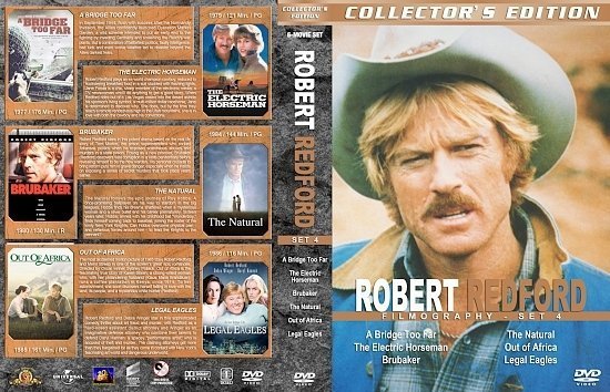 dvd cover Robert Redford Filmography Set 4