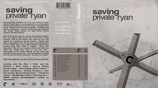dvd cover Saving Private Ryan