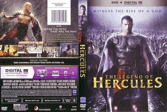 dvd cover The Legend Of Hercules Scanned