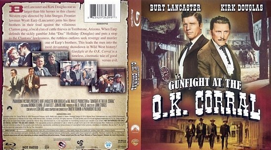dvd cover Gunfight At The OK Corral BR