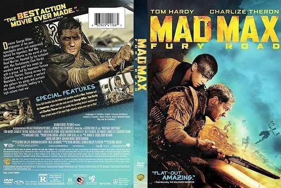 dvd cover Mad Max Fury Road