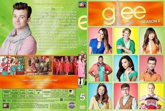 dvd cover Glee S5