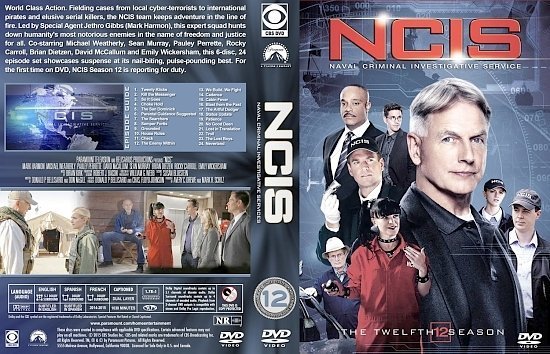 dvd cover NCIS S12 lg